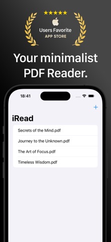 iRead: Minimalist PDF Reader screenshot
