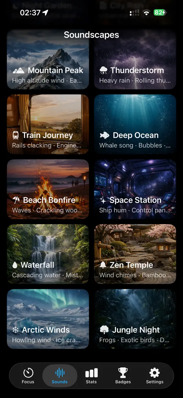 #5. FocusScape (iOS) Av: Gianfranco Antenucci
