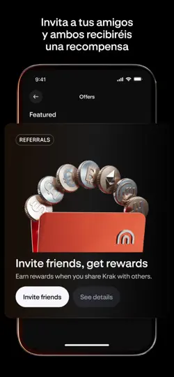 Captura de pantalla de Krak: Cashback Y Tarjeta en iPhone 6