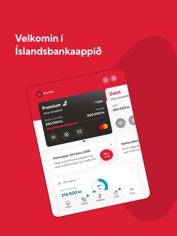 íslandsbanki Screenshot 1