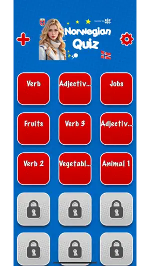 Learn Norwegian Flashcards screenshot 1