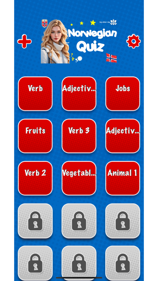 #1. Learn Norwegian Flashcards (iOS) By: Duc Tang Van