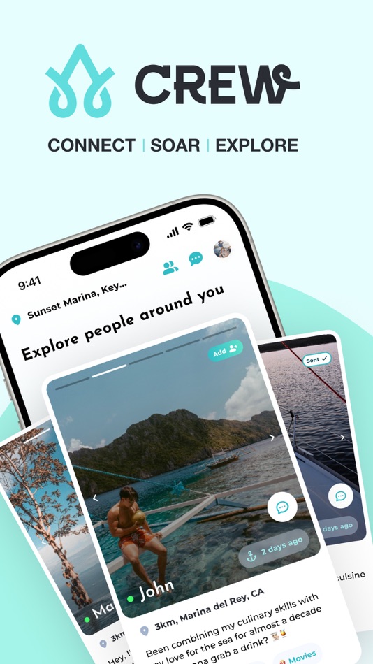 #1. CREW - Connect, Soar, Explore (iOS) 由: THE CREW APP SPÓŁKA Z OGRANICZONĄ ODPOWIEDZIALNOŚCIĄ