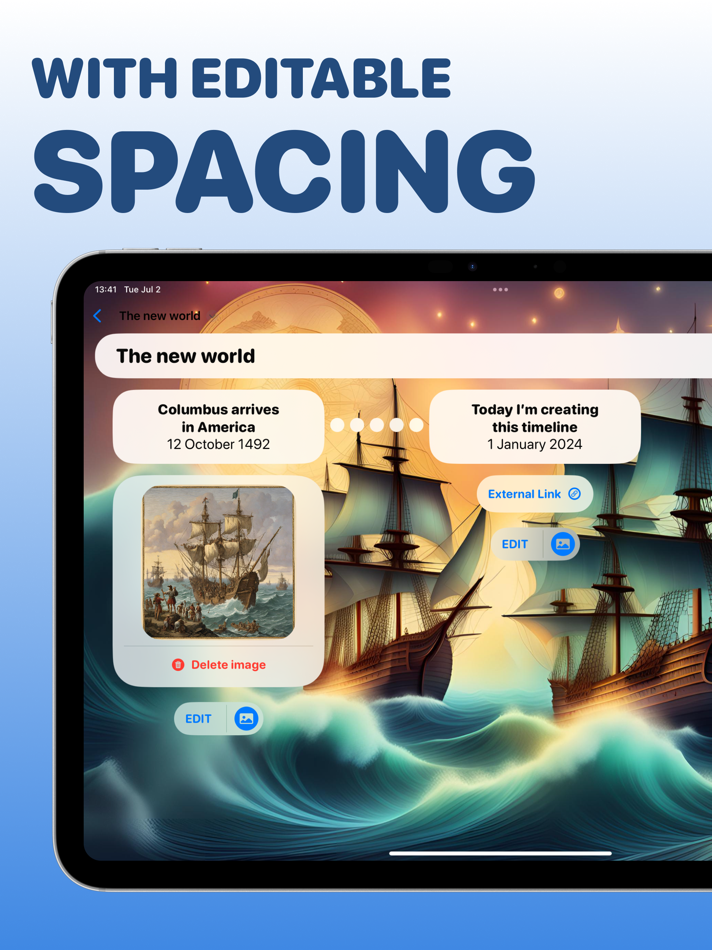 #2. ExplainTime EDU - Timeline (iOS) 来自: LORENZO CONFALONIERI