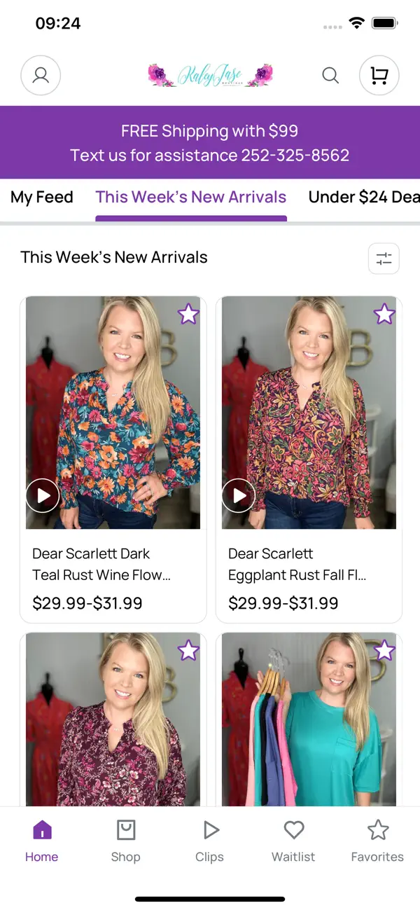 Screenshot #1 pour Kaley Jase Boutique