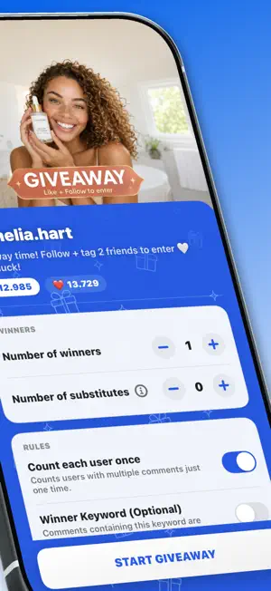 Easy Giveaway Comment Picker screenshot 2