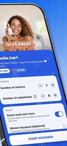 Easy Giveaway Comment Picker screenshot