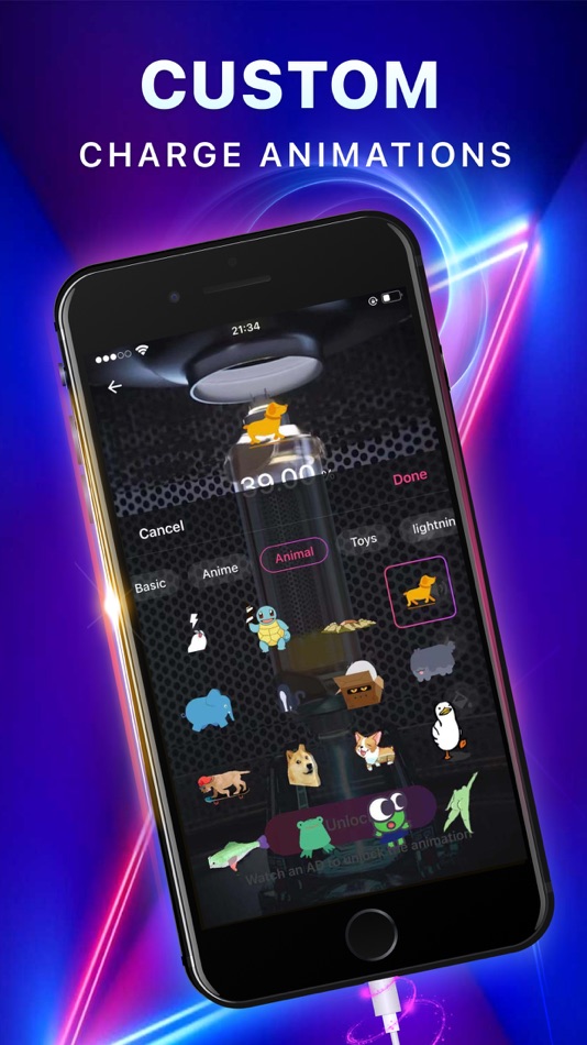 #6. Magic Charger-Charge Animation (iOS) Podle: Guangzhou Bluefire Network Technology