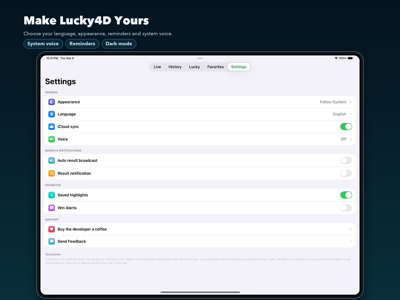 Screenshot 9 of Lucky4D Results