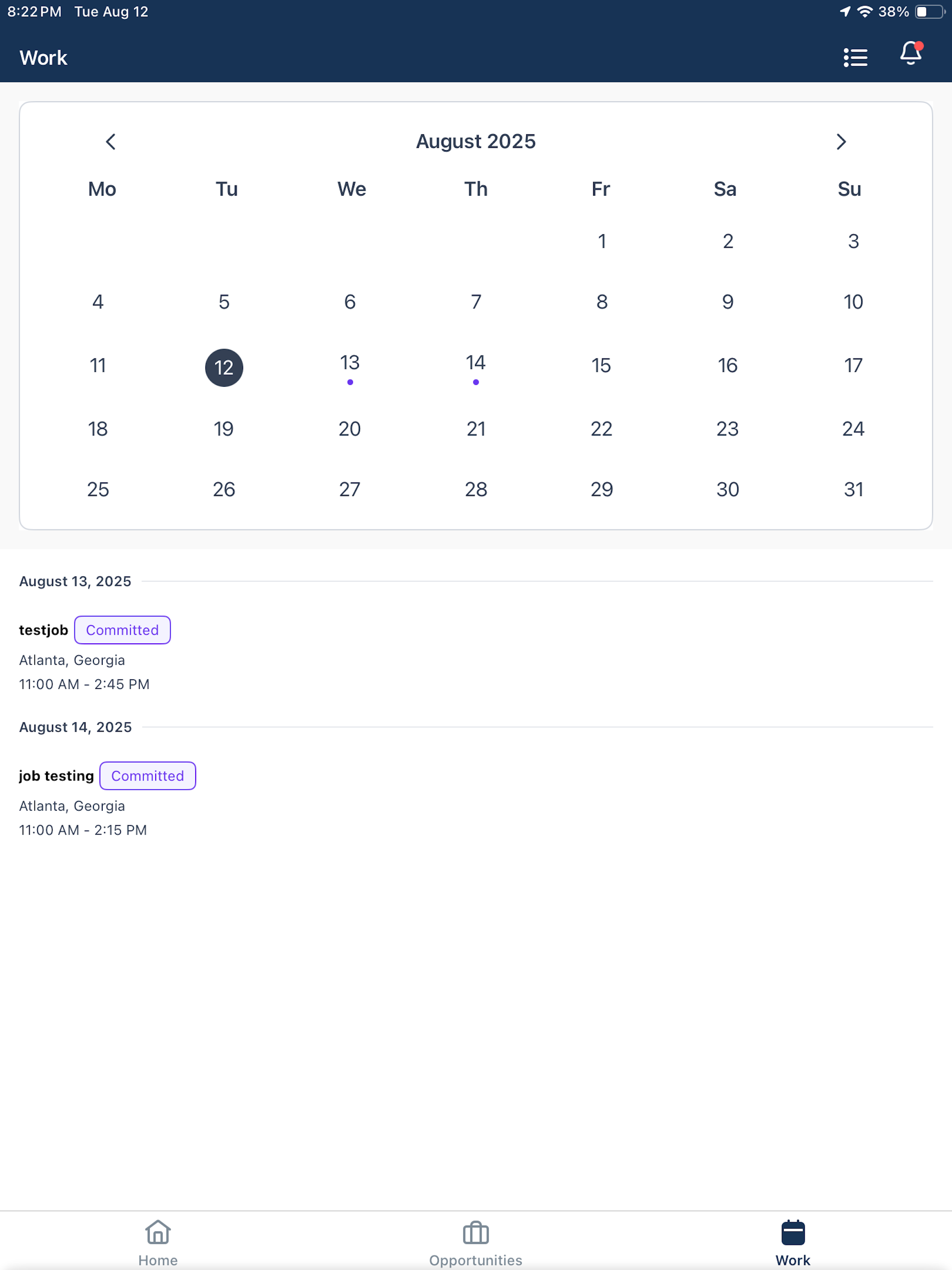 ReserveAJob screenshot 12