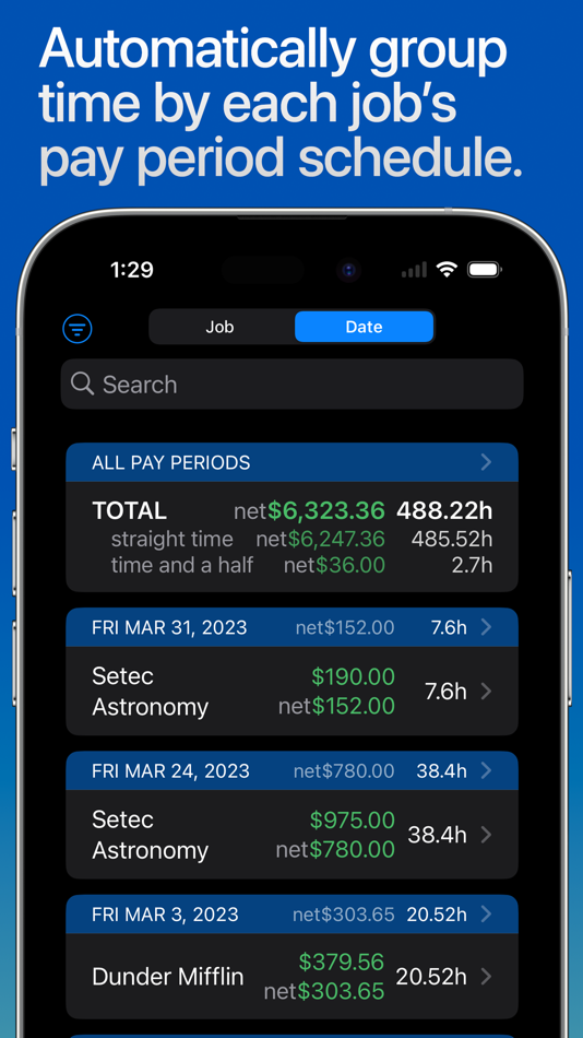 #9. Hours Tracker: Time Tracking (iOS) بواسطة: Cribasoft, LLC