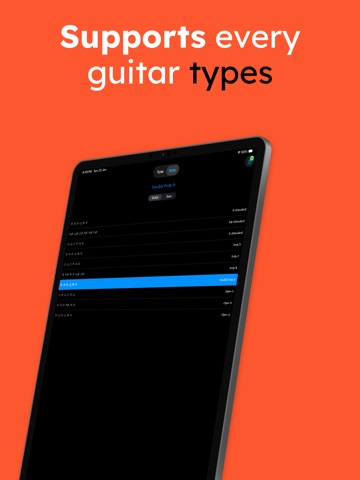 Guitar Tuner: Chromatic iPad screenshot