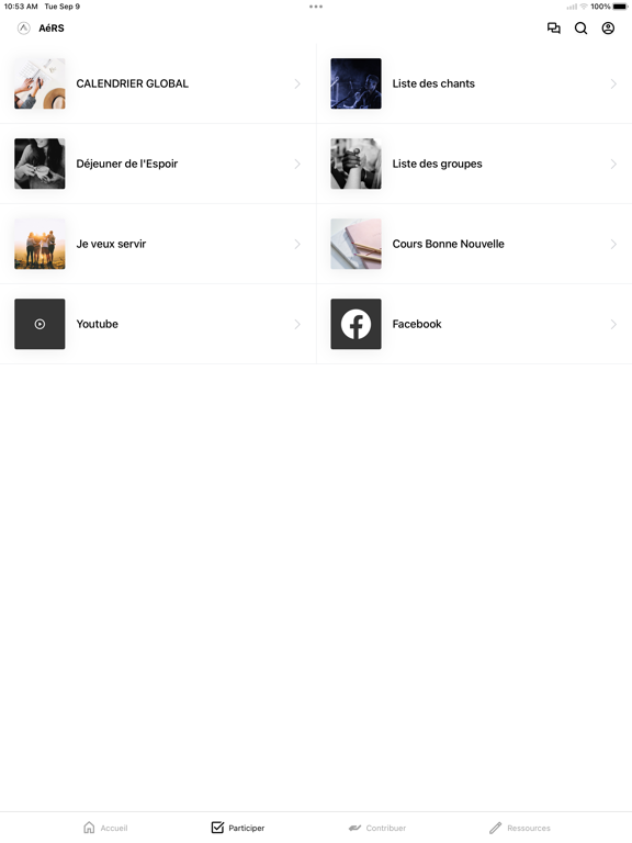 Assemblée Évangélique Rive Sud app screenshot 2