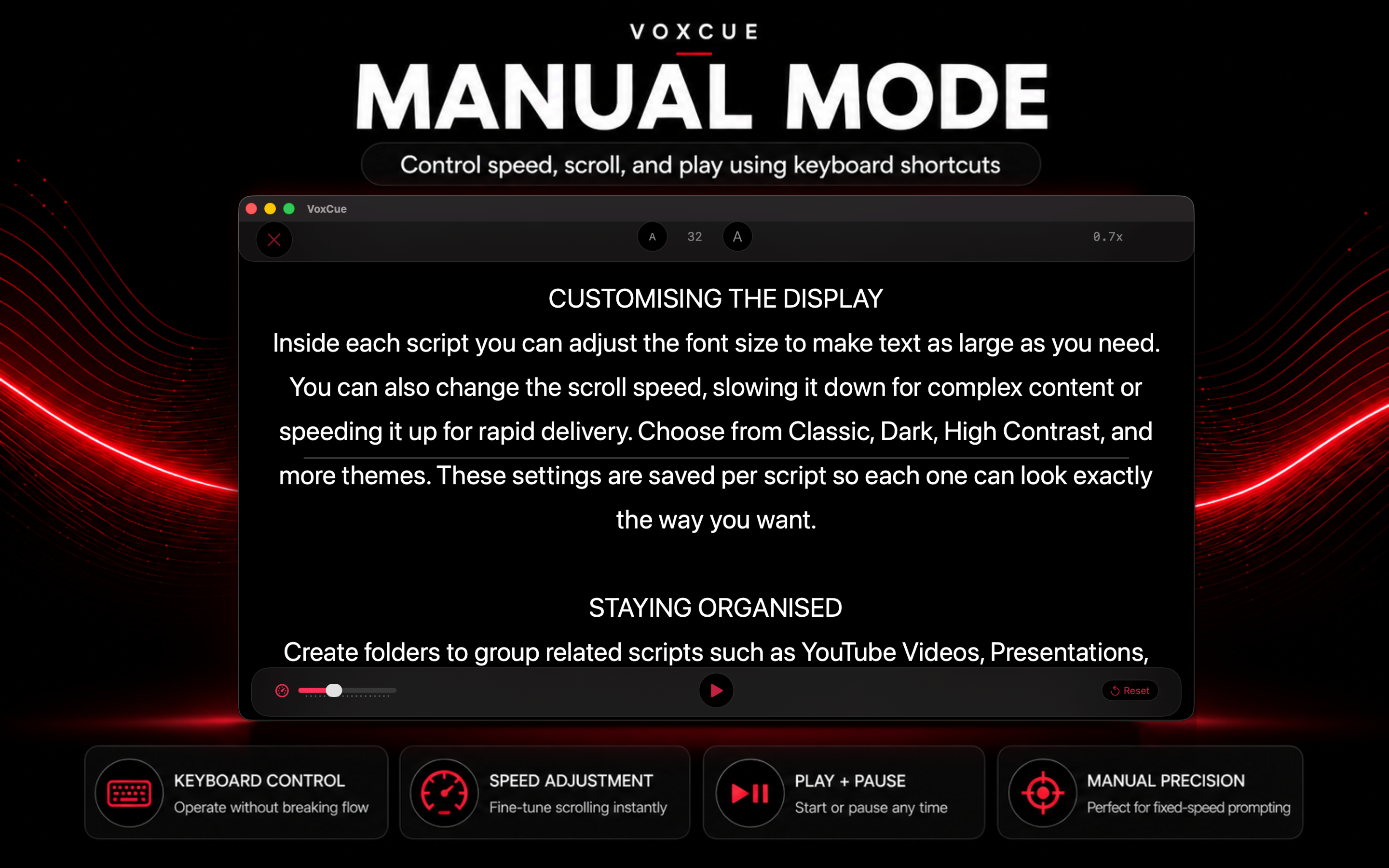 VoxCue - Teleprompter