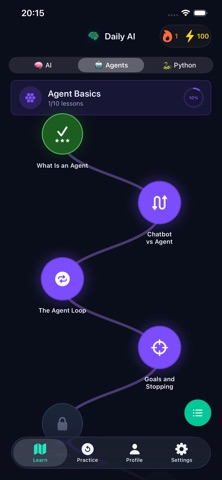Daily AI: Learn Python & ML Screenshot 2 of 10