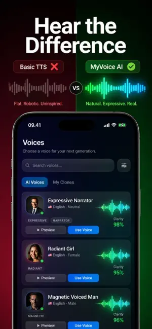 MyVoice Clone AI Multilingual screenshot 2
