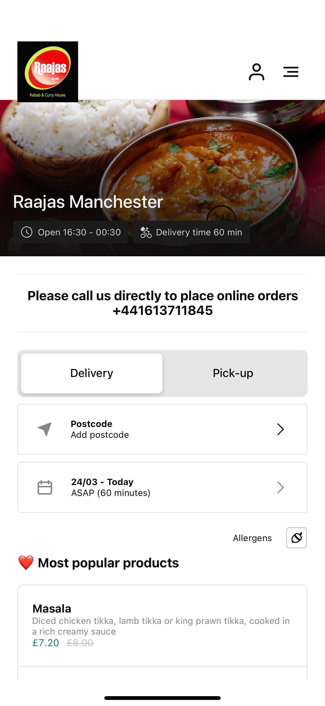 Raajas Manchester Droylsden screenshot 3