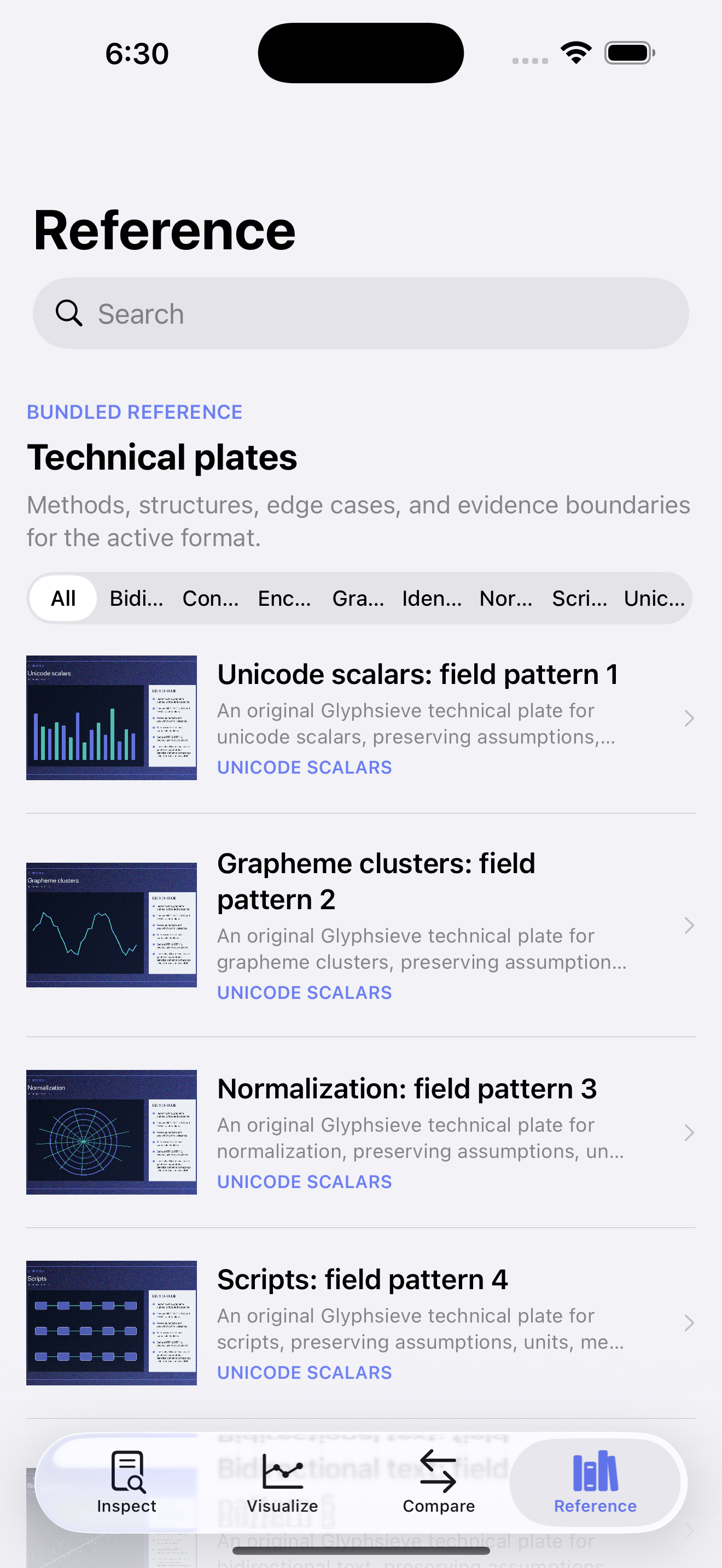 Glyphsieve: Unicode Lab screenshot 3 of 3