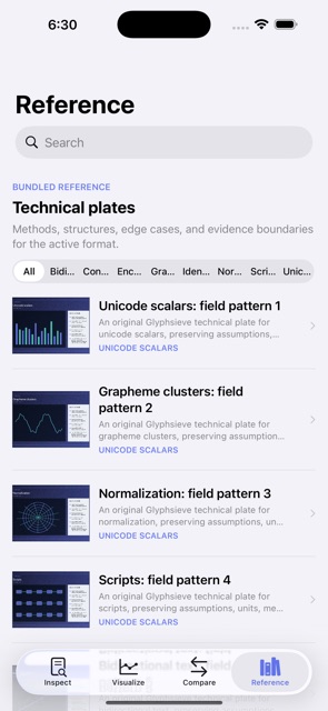 Glyphsieve: Unicode Lab screenshot 5