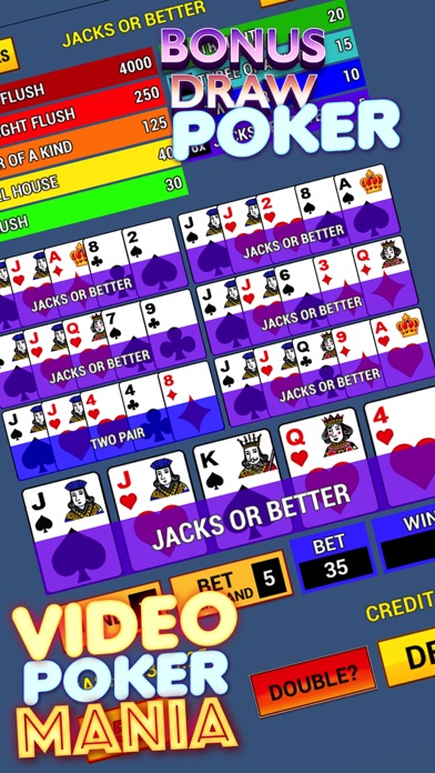 Video Poker Mania Classic Screenshot