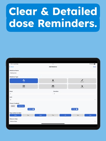 PillCare - Pill Reminder iPad screenshot