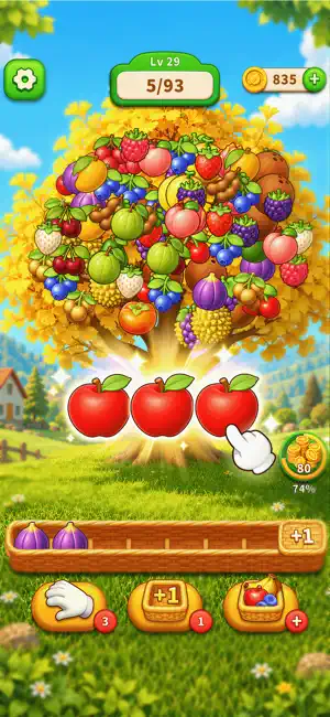 Gift Triple - Fruit Match Game screenshot 1