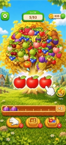 Gift Triple - Fruit Match Game Screenshot 1 of 6