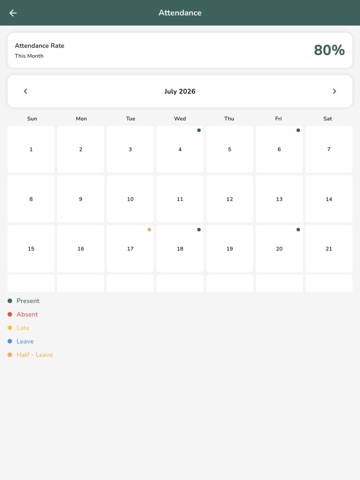 OPVG School Portal iPad screenshot
