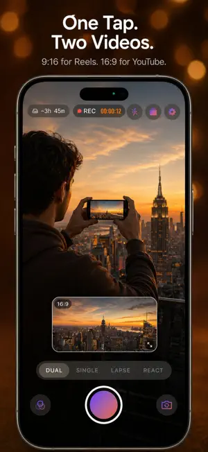 DualCamera Recorder - Dualcam screenshot 3