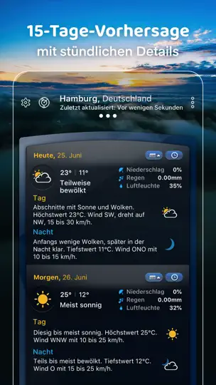 Screenshot von Wetter-Partner - Wetterradar auf dem iPhone 5
