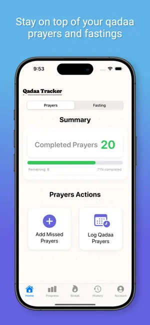 Qadaa Tracker screenshot 1