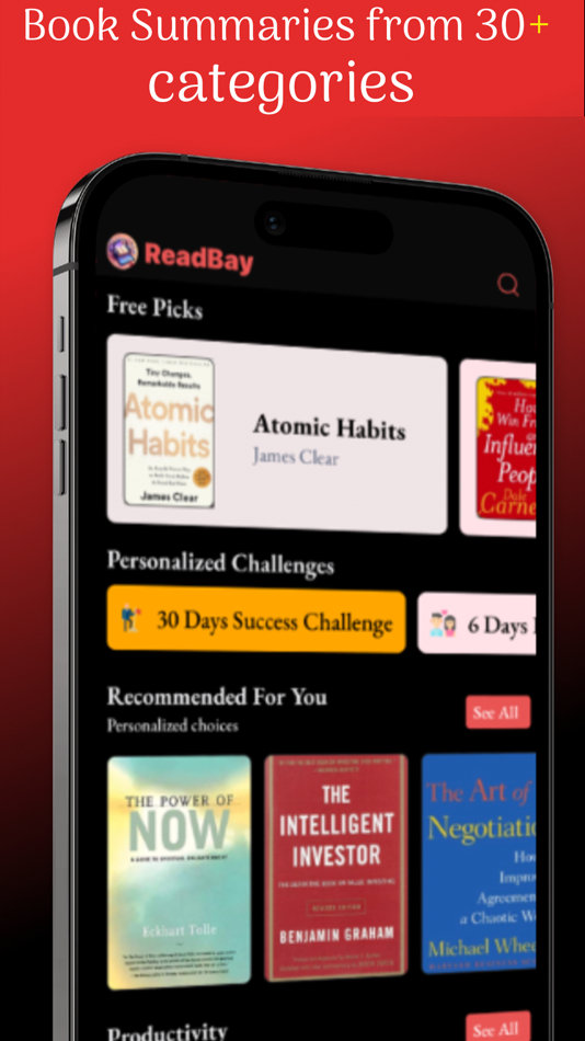 #2. ReadBay: Book Summaries (iOS) By: Bange Sabastine Hwonyi