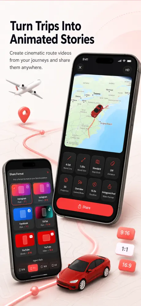 Travel & Trip Video Animator 旅行视频动画师应用截图