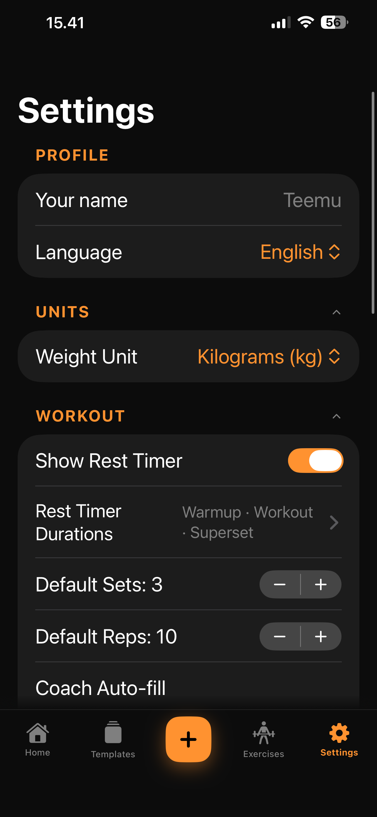 Gymbell - workout tracker screenshot 7