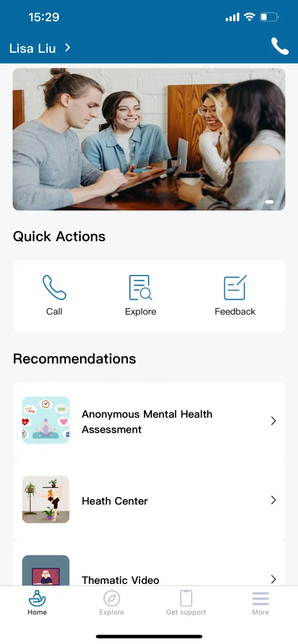 Screenshot #1 pour Caring Mind Support