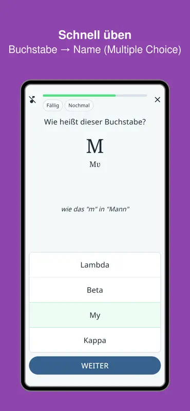 Griechisches Alphabet Trainer screenshot 4 of 7