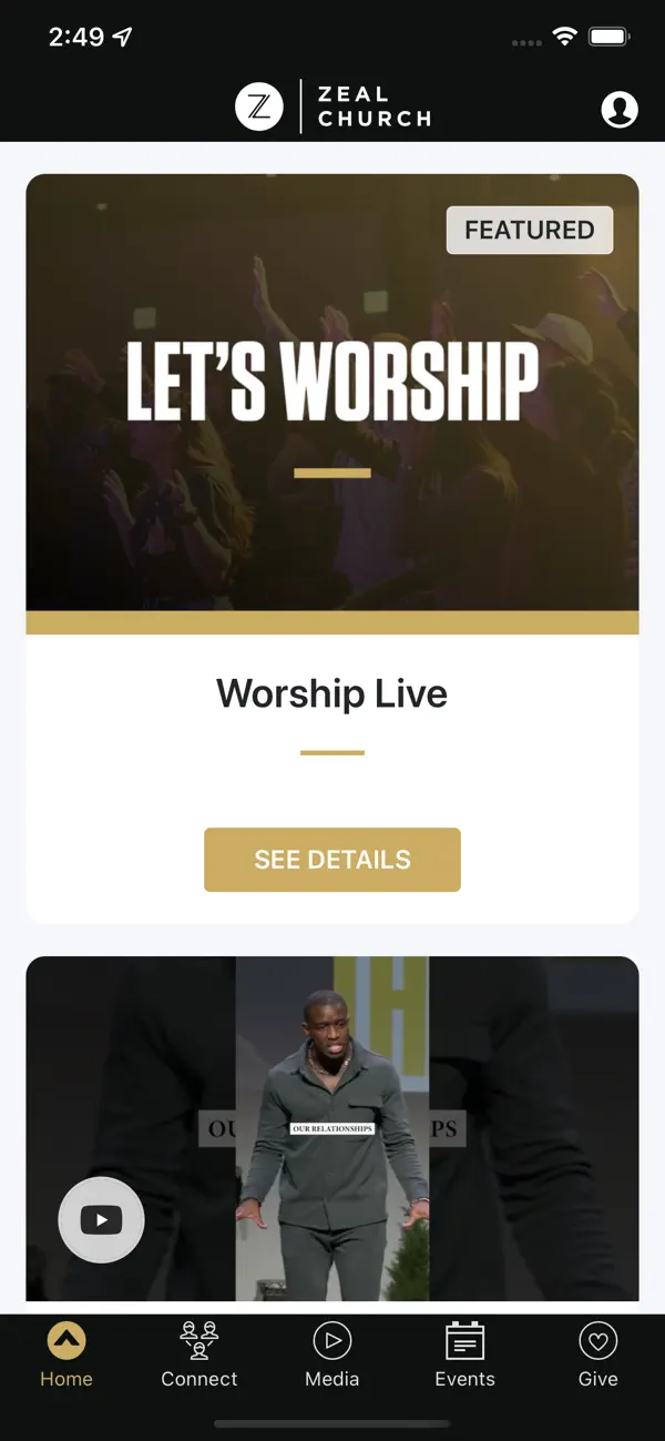 Screenshot #1 pour Zeal Church