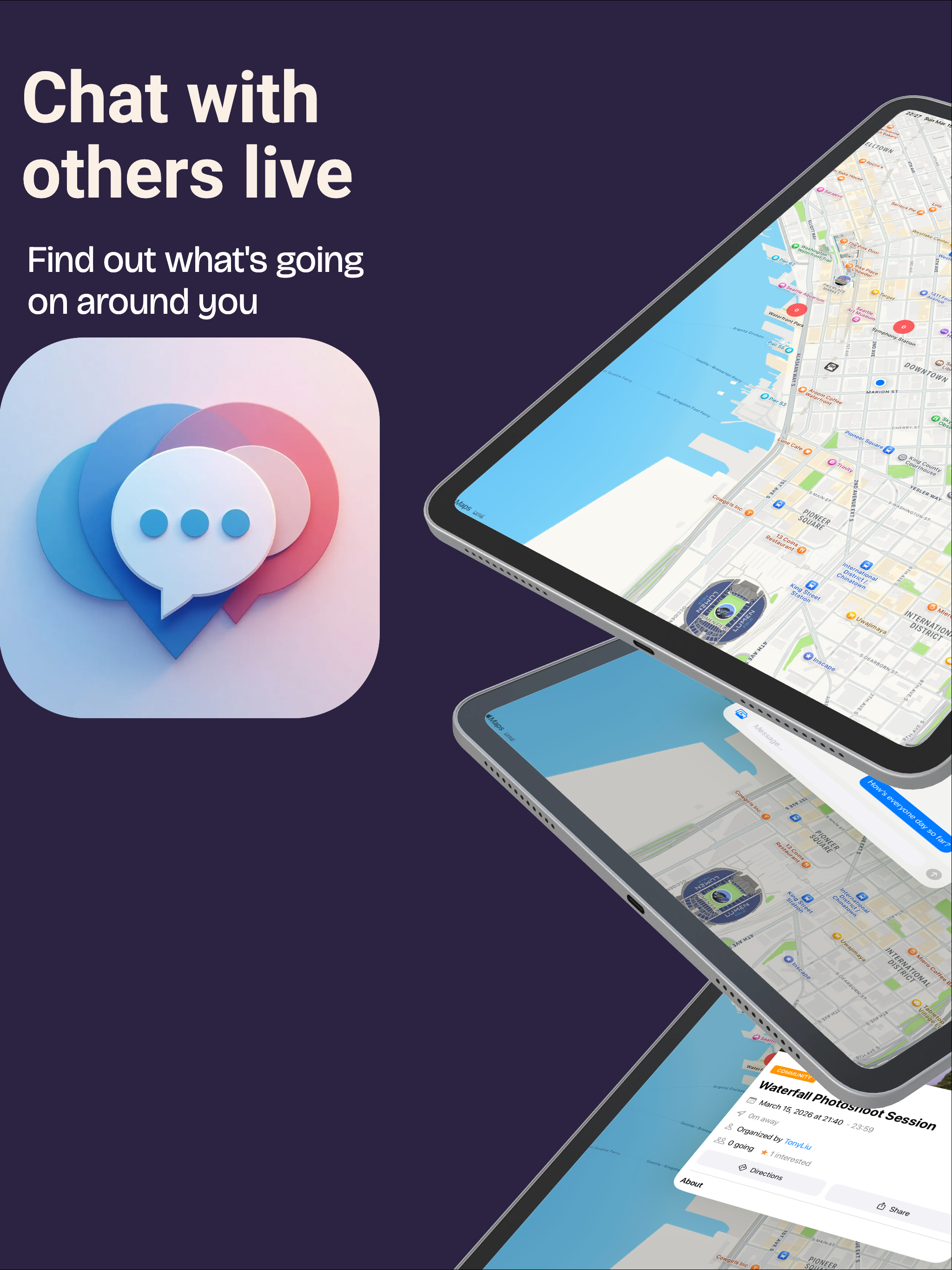 Flok Social - Chat & Events