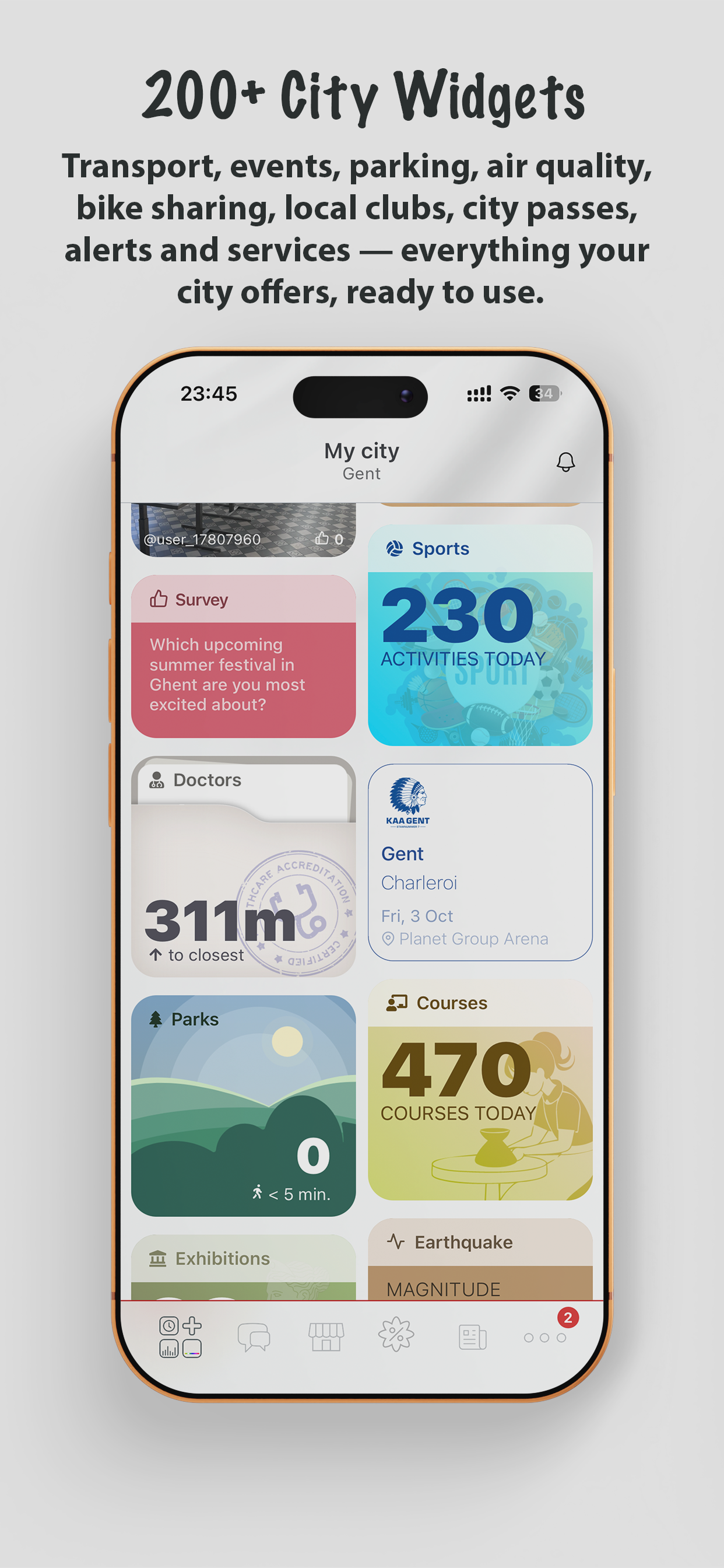 CityX - News, Events, Services