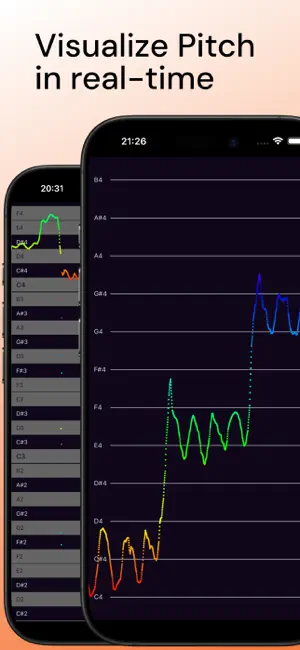 Pitch Diagram: Vocal Tuner screenshot 1