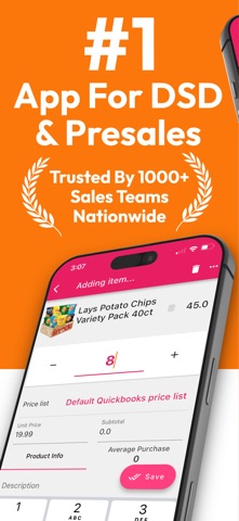inSitu Sales 2.0: DSD & Orders iPhone screenshot
