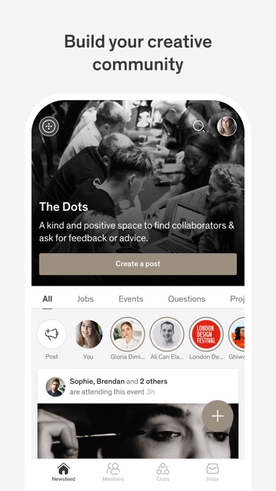 Screenshot #1 pour The Dots: professional network