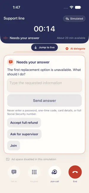 SpareMe: AI Phone Delegate screenshot 4