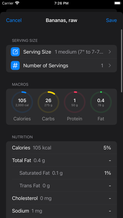 CountIt - Calorie Tracker Screenshot