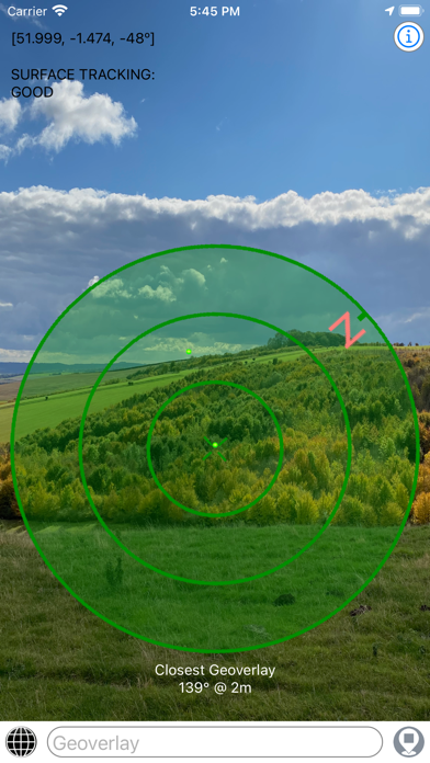 Screenshot #2 pour Geoverlay AR (Lite)