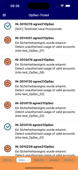 Screenshot von Atruvia Direkt auf dem iPhone 2