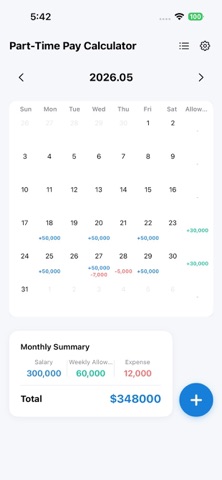 Part-Time Pay Calculator Screenshot 1 of 3
