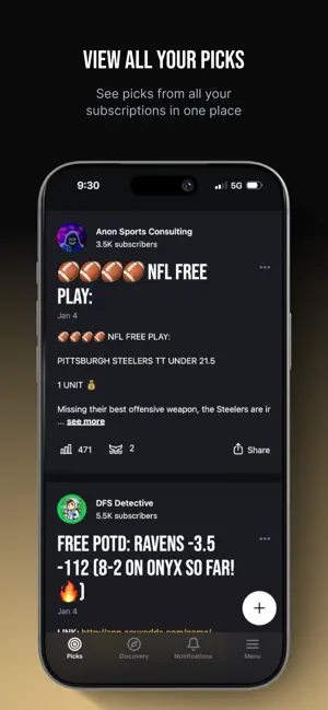 Winible: Expert Sports Picks iPhone screenshot 2