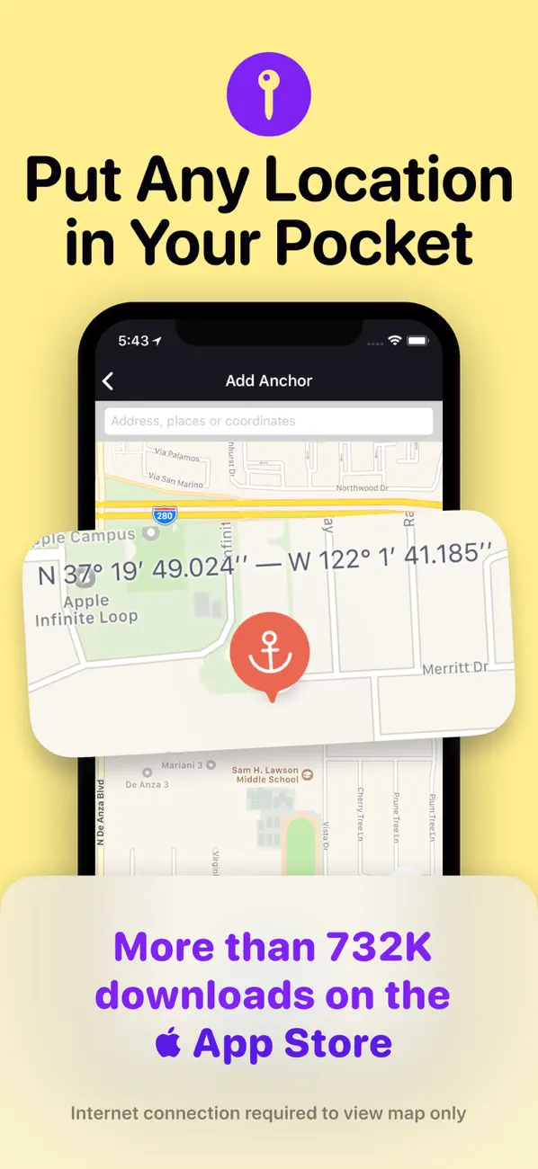 #2. Navigation Compass & GPS (iOS) Podle: Alexander Deplov