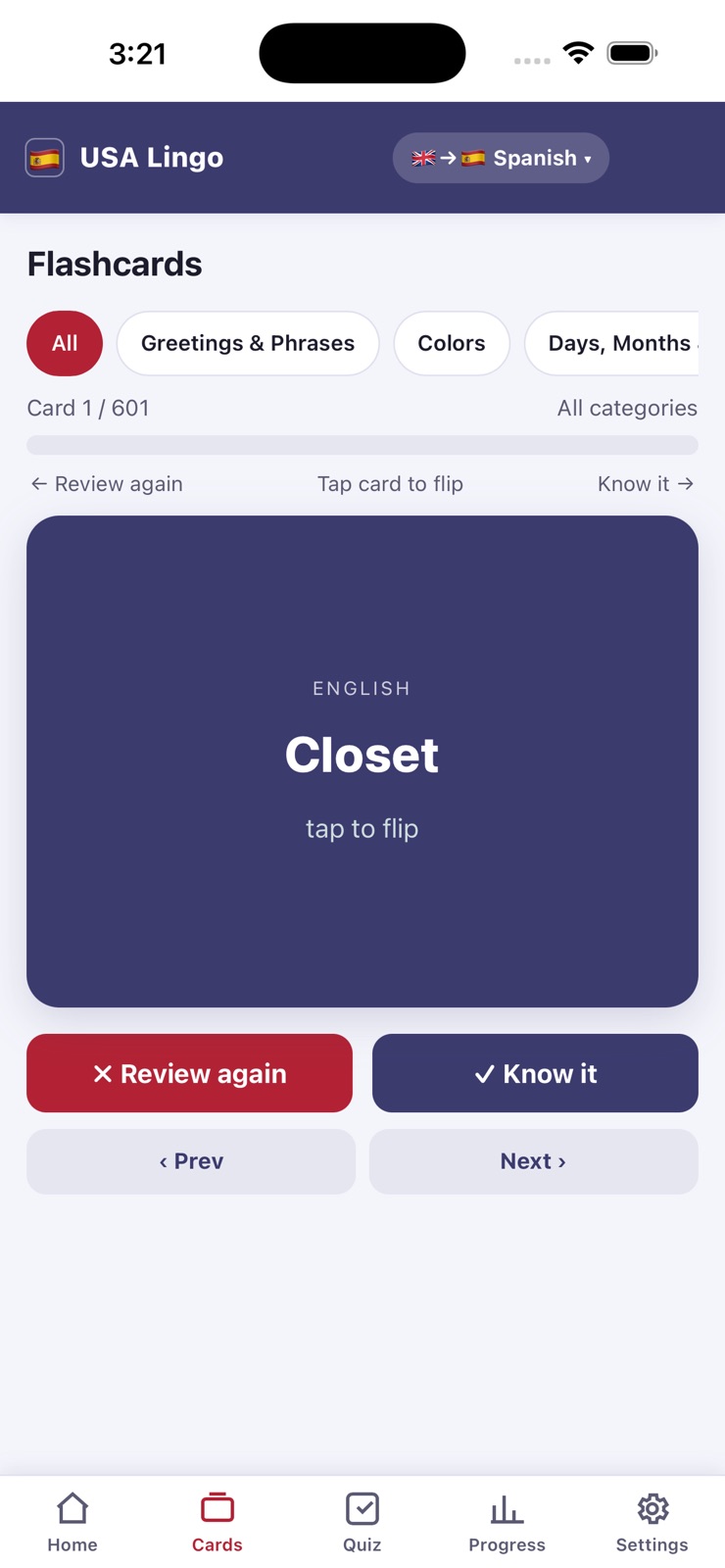 USA Lingo: Learn Languages iphone screenshot 3